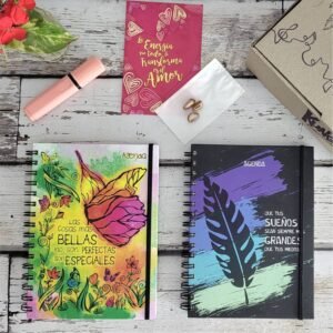 Combo 2 agendas 2026 en caja + semilla + tarjeta